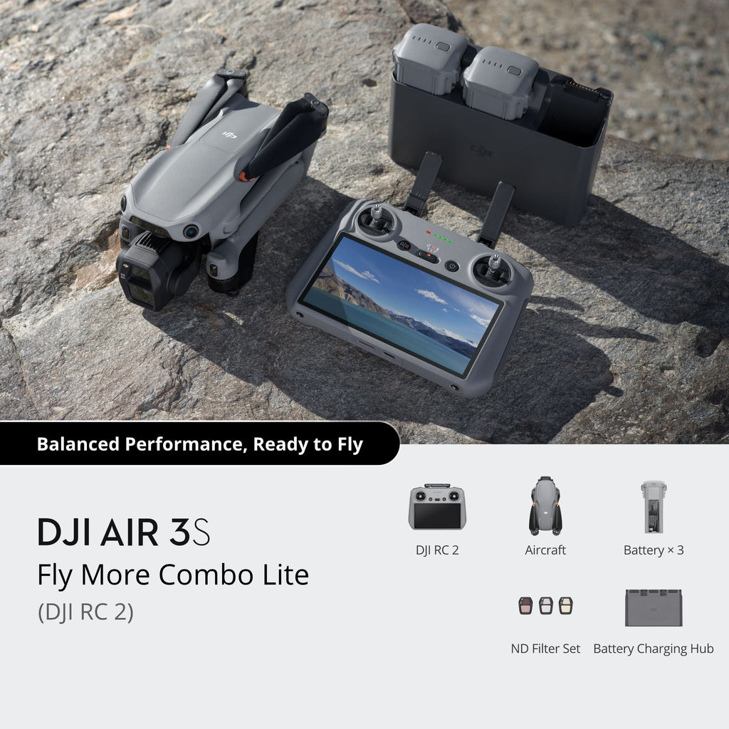 DJI Air 3S Fly More Combo (DJI RC 2)