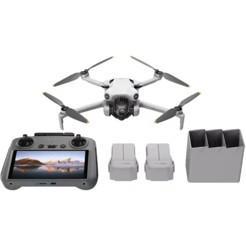 DJI Mini 4 Pro Drone Plus Series, 34 Min Fly More Combo with RC 2 Controller